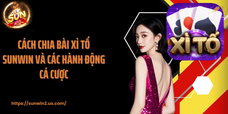 Cách chia bài Xì Tố SUNWIN và các hành động cá cược