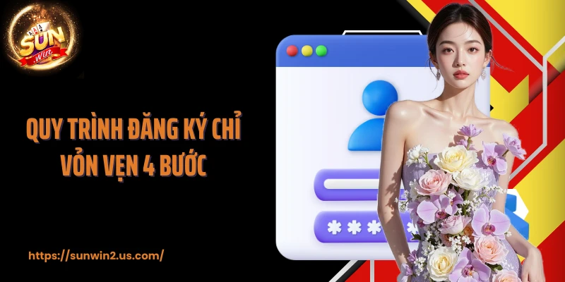 Quy trình đăng ký chỉ vỏn vẹn 4 bước