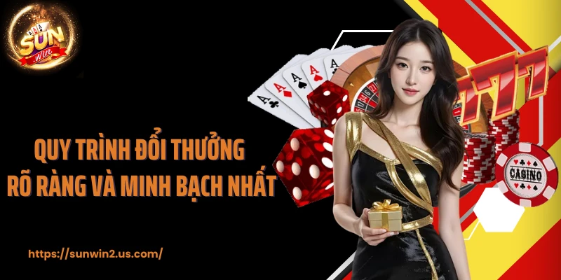 Quy trình đổi thưởng rõ ràng và minh bạch nhất